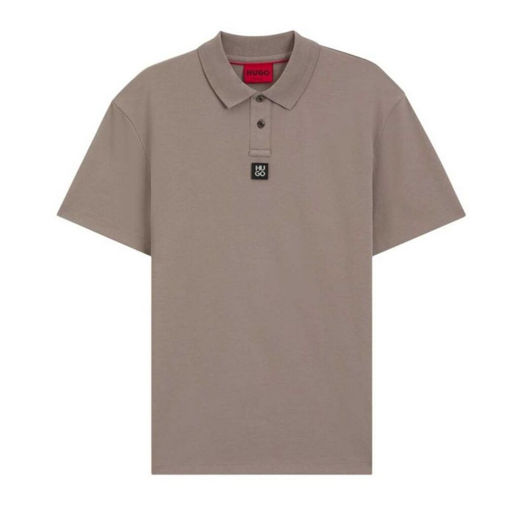 Hugo Mens Deabono Logo Polo Shirt / Medium Brown